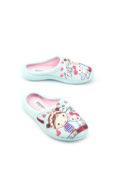GEZER Παντόφλες χαλιού για κορίτσια με χειμερινό άνετο σόλα με σχέδιο γάτας