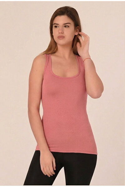 DISENTIS MODEST Κορμάκι Rambo Viscose Dusty Rose με χοντρά λουράκια