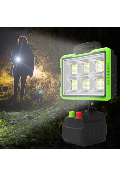 GDSUPER كشاف LED يعمل بالطاقة الشمسية |   مصباح LED عالي الأداء بـ 120 مصباح،...