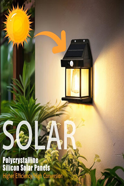 Tor Store Güneş Enerjili Rustik Ampül Gün Işığı Solar Lamba Bahçe Balkon Sola...