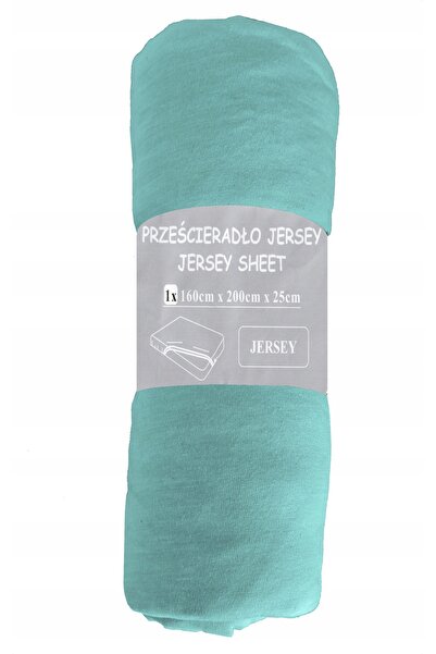 OEM Fitted Sheet, Premium, Son, Jersey, 160x200, Dark Navy