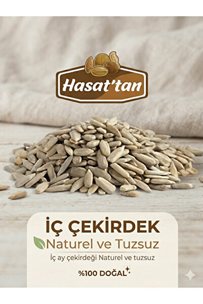 HASATTAN ÇEKİRDEK İÇİ İRİ TANE NATUREL TUZSUZ ÇİĞ 500gr