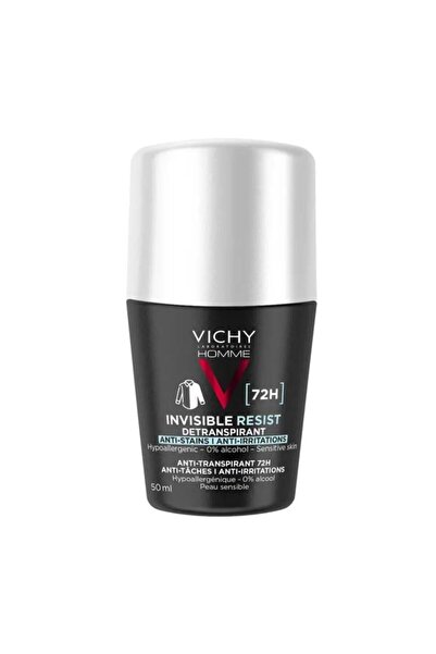 Vichy فيتشي مزيل عرق رول 50 مل مقاومة غير مرئية 72ساعه رجالي