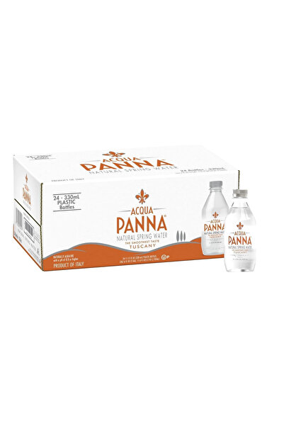 ACQUA PANNA مياه معدنية 330 مل عبوة بلاستيكية × 24