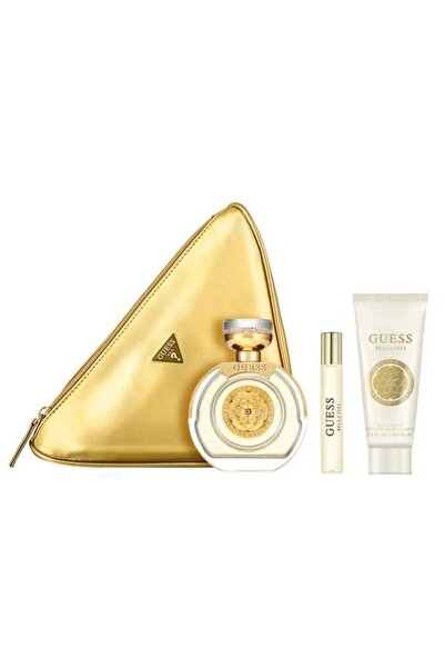 Guess مجموعة بيلا فيتا: عطر أو دو بارفان 100 مل + عطر أو دو بارفان 15 مل + لو...