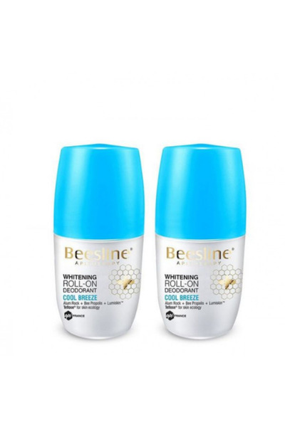 Beesline Bezelene Freshness Roll-On Deodorant and Skin Lightener 2-Pack 50ml