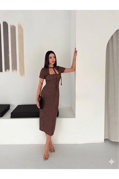 Kiki Puantiyeli elbise
