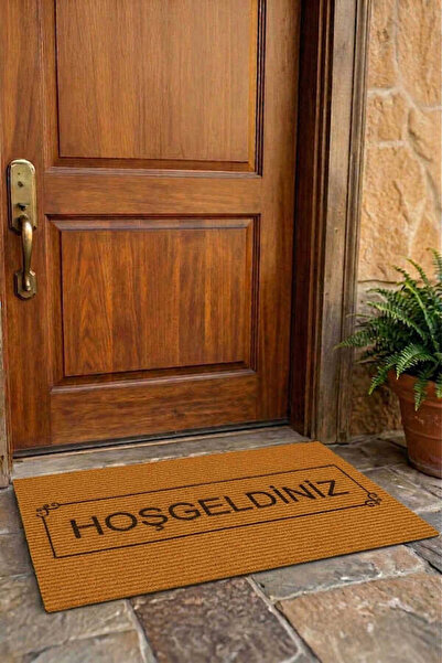 Efor Halı Mino Natürel Hoşgeldiniz Paspas Dış Kapı Paspası Kıl Kapı Önü Paspa...