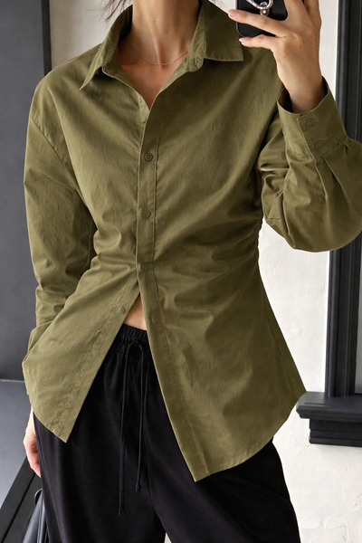 COOL TARZ Cămașă lungă confortabilă pentru femei, cu croială lejeră, care se ...