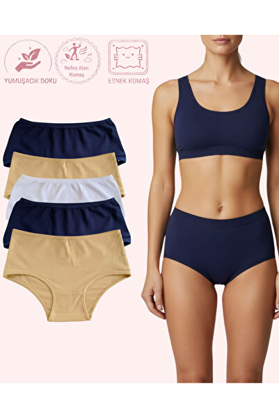 NO BRAND Women's Cotton Combed Cotton Panties |   Daily Underwear |   Comfort...
