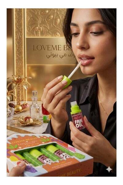 LOVEME BEAUTY Fan Oil Trio Lip Oil Set from