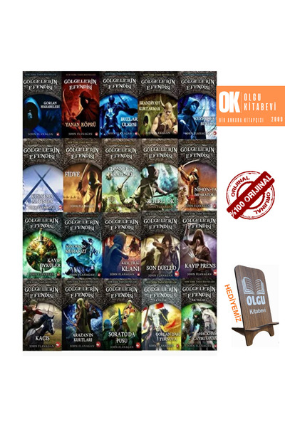 Beyaz Balina Yayınları Gölgelerin Efendisi Serisi 20 Kitap (Eksiksiz Tam Set ...