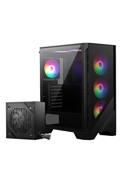 MSI MAG FORCE 120A 650W 80+ BRONZE Gaming Mid-Tower PC Kasası