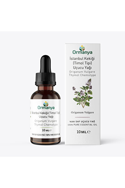 ORMANYA İSTANBUL KEKİĞİ (Timol Tipi) UÇUCU YAĞI - 10 ML