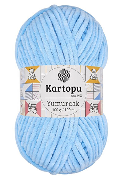 Kent Pazarı Kartopu Yumurcak Βελούδινο Νήμα Πλεξίματος K540