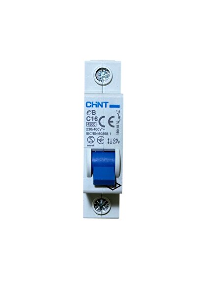 chint ORMEY TEK KUTUPLU 16 AMPER OTOMATİK SİGORTA- C TİPİ 1X16