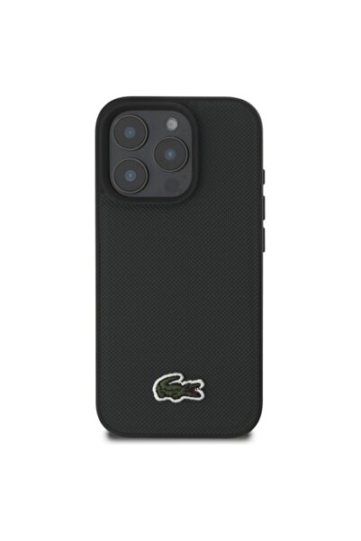 Lacoste Husă iconică Petit Pique MagSafe pentru iPhone 16 Pro Max, Verde