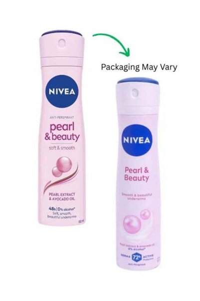 NIVEA مزيل العرق بيرل آند بيوتي للنساء بخاخ 150 مل