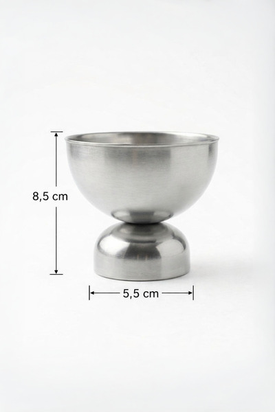 Kitchen Life 6'lı Stainles Steel Sofra Sunum Çerezlik Kahvaltılık Paslanmaz çelik Kase