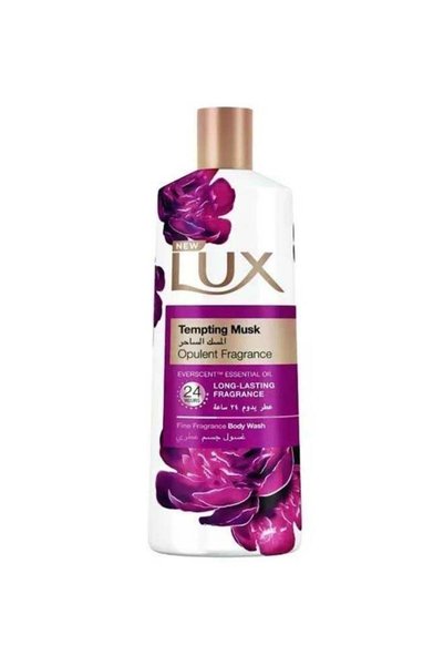 LUX غسول الجسم المعطر برائحة المسك الجذابة يدوم لمدة 30 ساعة، عطر يدوم طويلاً...