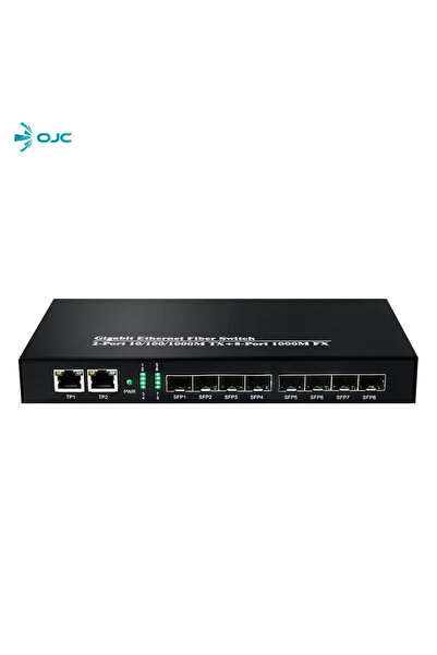 ODS 8-Sfp 2-Uplink Gigabit Unmanaged Backbone Switch 08Ods-8S2P