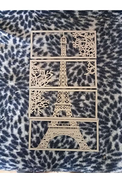 DU&ER Set de 4 piese de decor mural tematic Paris – Set de picturi cu peisaj ...