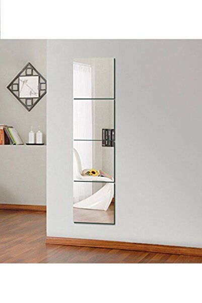 handanca Kare 4 Parçalı 30X30 Pleksi Ayna Dekoratif Amaçlıdır (Kendiliğinden ...