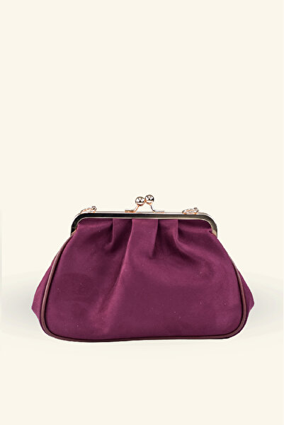 birizmoda Τσάντα Clutch Rosel - Δαμασκηνί