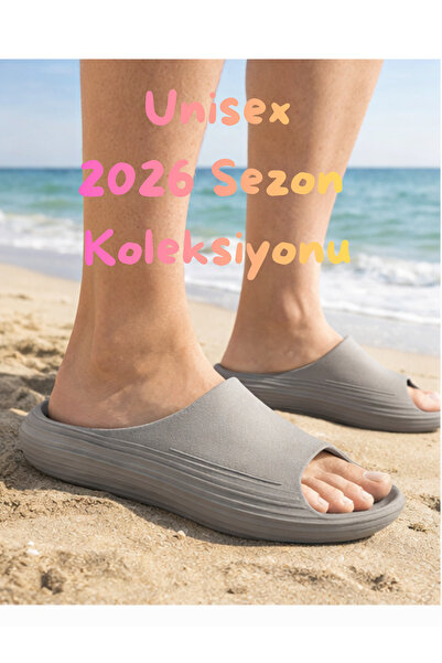 Reaction New Season Men Women Grey EVA Slippers – Non-Slip Sole, Casual Casual Slippers