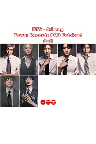 Sntay BTS - Arirang Tower Records POB Fotokart Seti