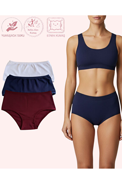 NO BRAND Women's Cotton Combed Cotton Panties |   Daily Underwear |   Comfort...