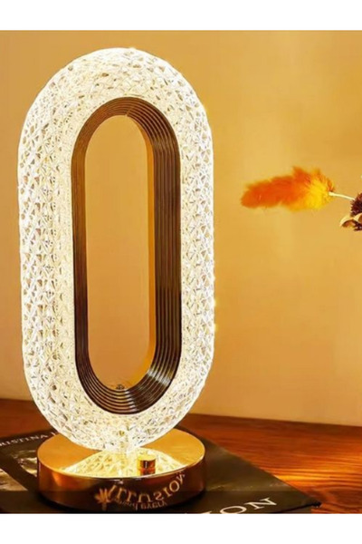 Tianya Dokunmatik Dekoratif LED Masa Lambası – Modern Oval Tasarım, Şık Ortam...