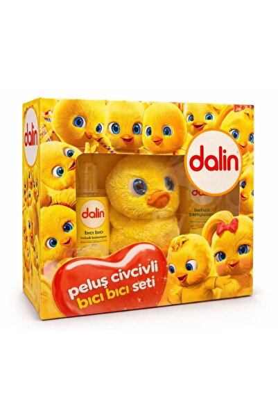 Dalin PELUŞ CİVCİVLİ BICI BICI SETİ 1x 400 ML ŞAMPUAN, 1x BICI BICI KOLONYA