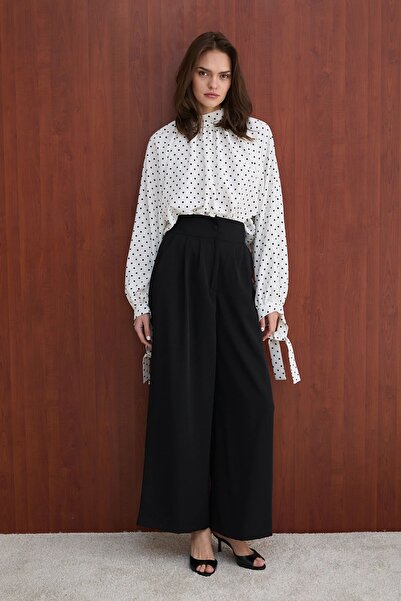 Melike Tatar Σετ παντελονιού με σχέδια ΛΕΥΚΟ 2796