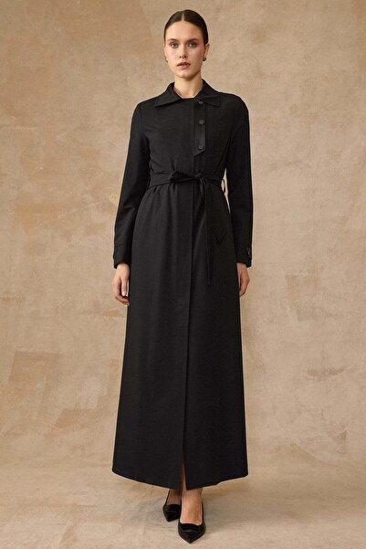 Olcay Σατέν διακοσμημένο παλτό με λεπτομέρειες από κουμπωτά στο μπροστινό μέρ...