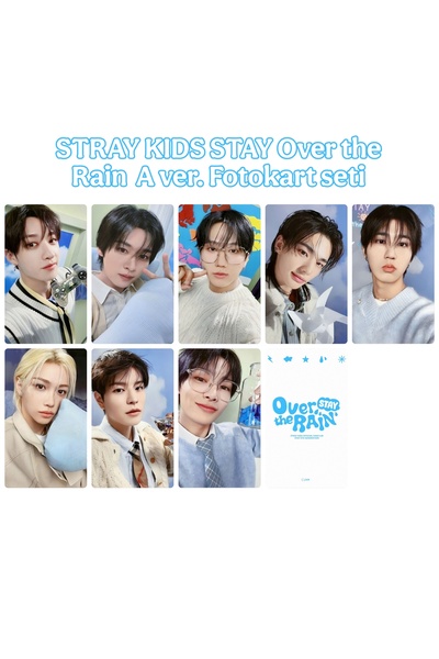Sntay STRAY KIDS STAY Over the Rain A ver. Fotokart seti