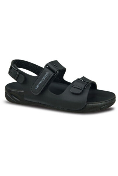 Ceyo Unisex Çocuk Siyah Sandalet