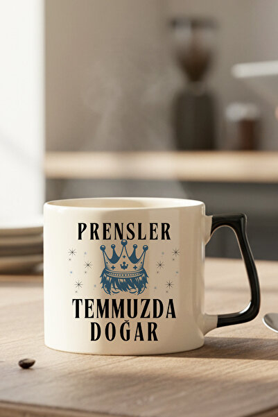 qoeuyl boutique Princes Are Born in July Printed Birthday Gift D Mug with Handle