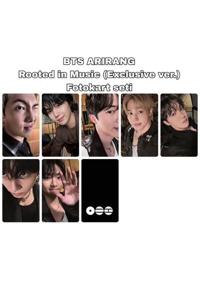 Sntay BTS ARIRANG Rooted in Music (Exclusive ver.) Fotokart seti