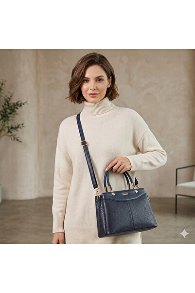 Nas Bag Women's Stylish Hand and Shoulder Bag Navy Blue Victoria