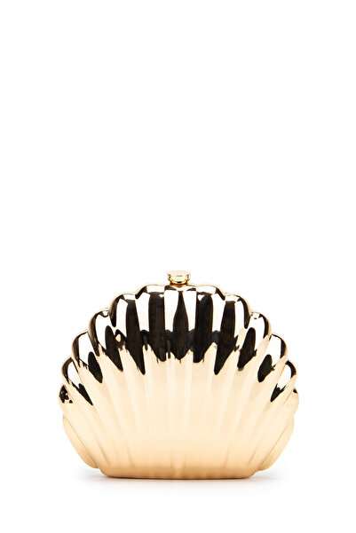 minebag Γυναικεία βραδινή τσάντα φόρεμα Sea Shell Model Oyster Gold