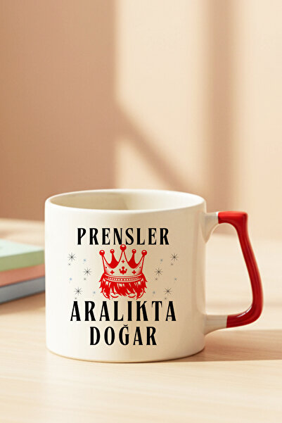 qoeuyl boutique Princes Are Born in December Printed Mug with Handle for Boyf...