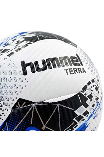 hummel 980324 Terra Futbol Topu Beyaz-Mavi