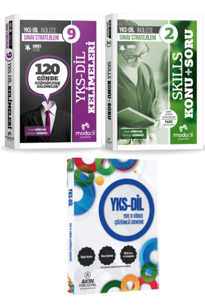 Modadil Yayınları YKS-DİL İngilizce Sınav Stratejiler 9-YKSDİL Kelimeleri+2-S...