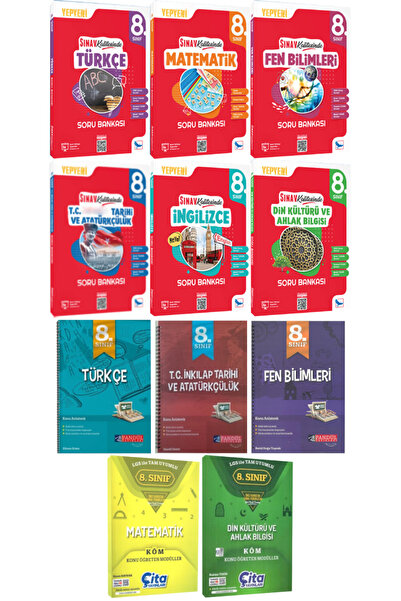 Sınav Yayınları 8. Sınıf Tüm Dersler Soru Bankası Kazandıran Set+ LGS Tüm Der...