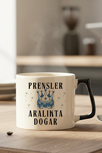 qoeuyl boutique Princes Are Born in December Printed Mug with Handle for Boyf...