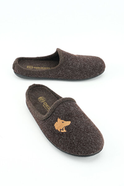 GEZER 15342 Ανδρικές χειμερινές παντόφλες χαλιού με αφαιρούμενη τσόχα σόλα