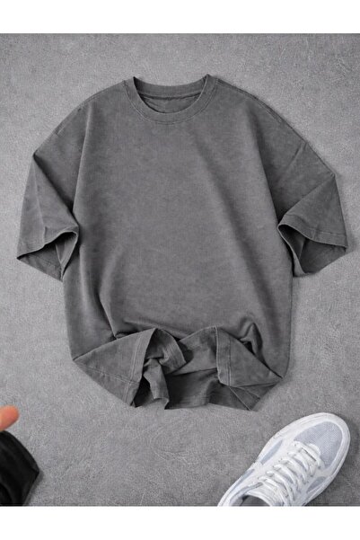 KOZİA OUTDOORS Ανδρικό γυναικείο μπλουζάκι με βασική λαιμόκοψη και μεγάλο μέγ...