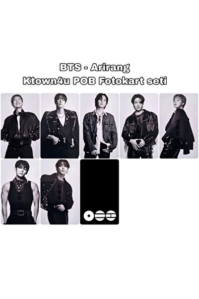 Sntay BTS - Arirang Ktown4u POB Fotokart seti