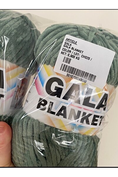 HOBİ Gala blanket -chs20-kadife ip 500 gram-2 adet ( her biri 250 gram )